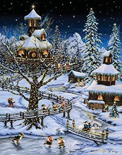 Woodland Holiday Advent Calendar 11"x14"