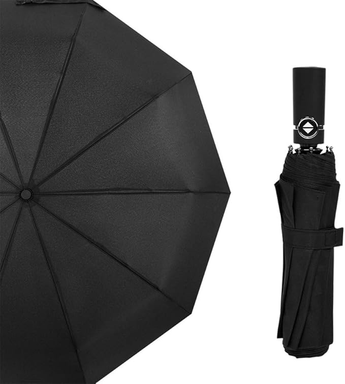 Umbrellas Folding Umbrella Rain and Rain Solid Color Umbrella Automatic