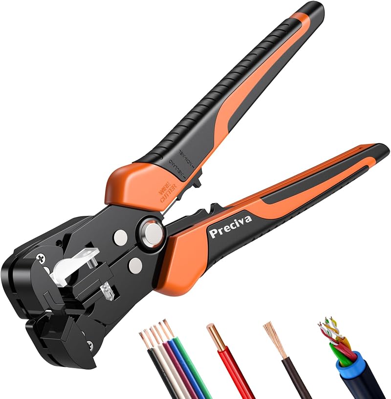 Preciva Automatic Wire Stripper and Cutter Tool 0.2-6mm² Electrical