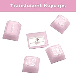 GMKWTL XVX Translucent Pink Double Shot PBT SA