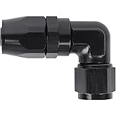 EVIL ENERGY 6AN Hose End Fitting 90 Degree Swivel Low Profile Forged Aluminum for CPE Braided Line