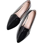 SAILING LU Women's Faux Suede Pointed Toe Ballets Flats Comfortable Ballet Shoes Dressy Slip-Ons Walking Ballerina Loafers