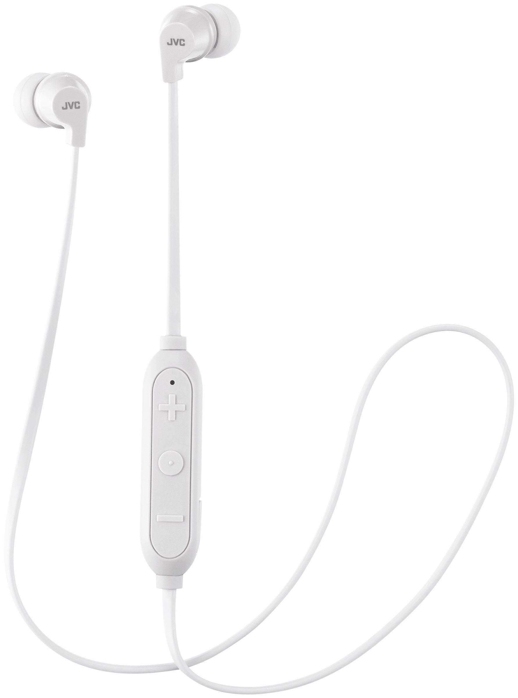 JVC Powerful Sound Wireless Bluetooth In-Ear Sports Clip Headphones - White