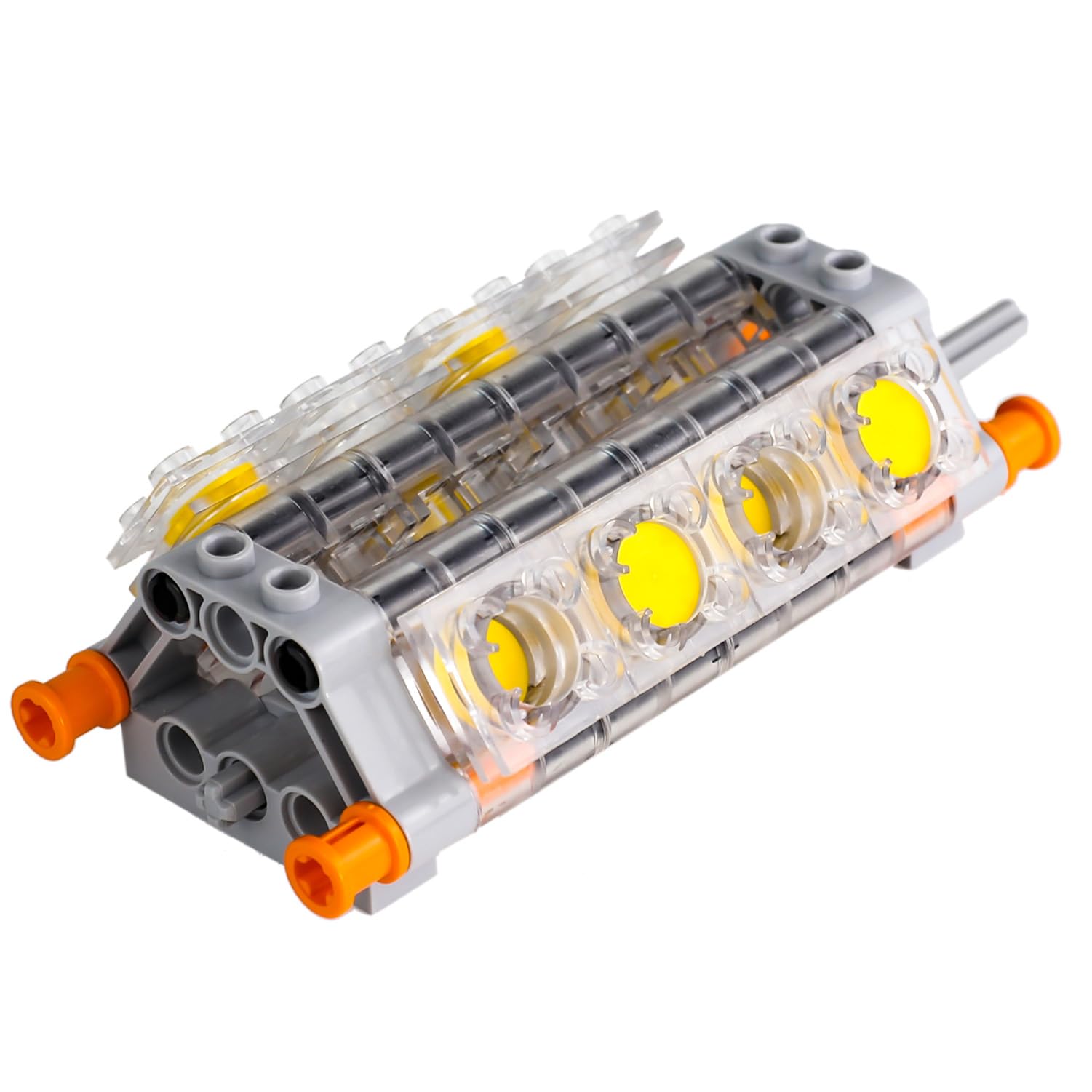 Photo 1 of TEESE 55pcs Crankshaft-Engine-Accessories-Kit with Connecting-Rod-Cylinder- Head, Compatible with Technic-Parts, for MOC Technic-Project-Bulk-Blocks(Random Color)