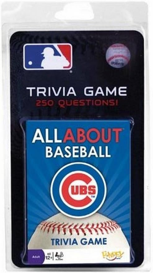 MLB Chicago Cubs All About Baseball Trivia Card Game