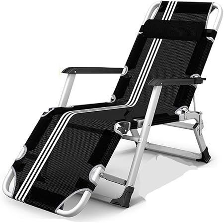 Ucyg Liege Sonnenliege Liegestuhl Garten Klappbar Armlehne Relaxliege Strandliege Gartenliege Klappbar Leicht Wetterfest 250 Kg Maximale Belastung 178x78x65cm Color Black Amazon De Kuche Haushalt