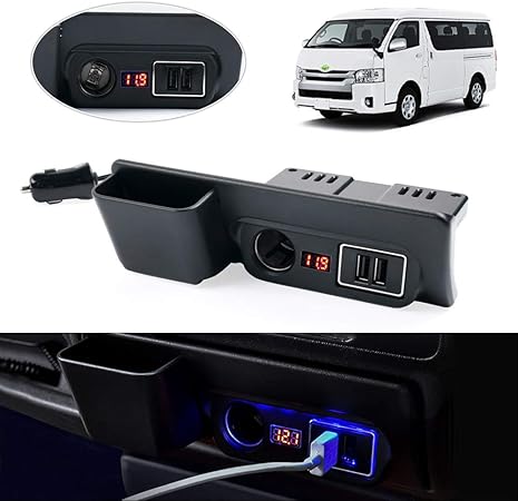 Amazon Mixsuper トヨタ ハイエース レジアスエース 0系 増設電源ユニット 増設用キット シガーソケット 分配器 Qc3 0急速充電 電源ユニット Hiace Regiusace 二つusbポート 車種専用設計 車両電圧計付 電源増設 内装パーツ 電装 Usb充電 取り付け簡単 1pcs トヨタ Amazon Mixsuper トヨタ ハイエース レジアスエース 0系 増設電源ユニット 増設用キット シガーソケット 分配器 Qc3 0急速充電 電源ユニット Hiace Regiusace 二つusbポート 車種専用設計 車両電圧計付 電源増設 内装パーツ 電装 Usb充電 取り付け簡単 1pcs トヨタ