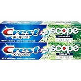 Crest Complete Whitening Plus Scope Outlast Ultra Toothpaste 6.5 oz (184g) - Pack of 2