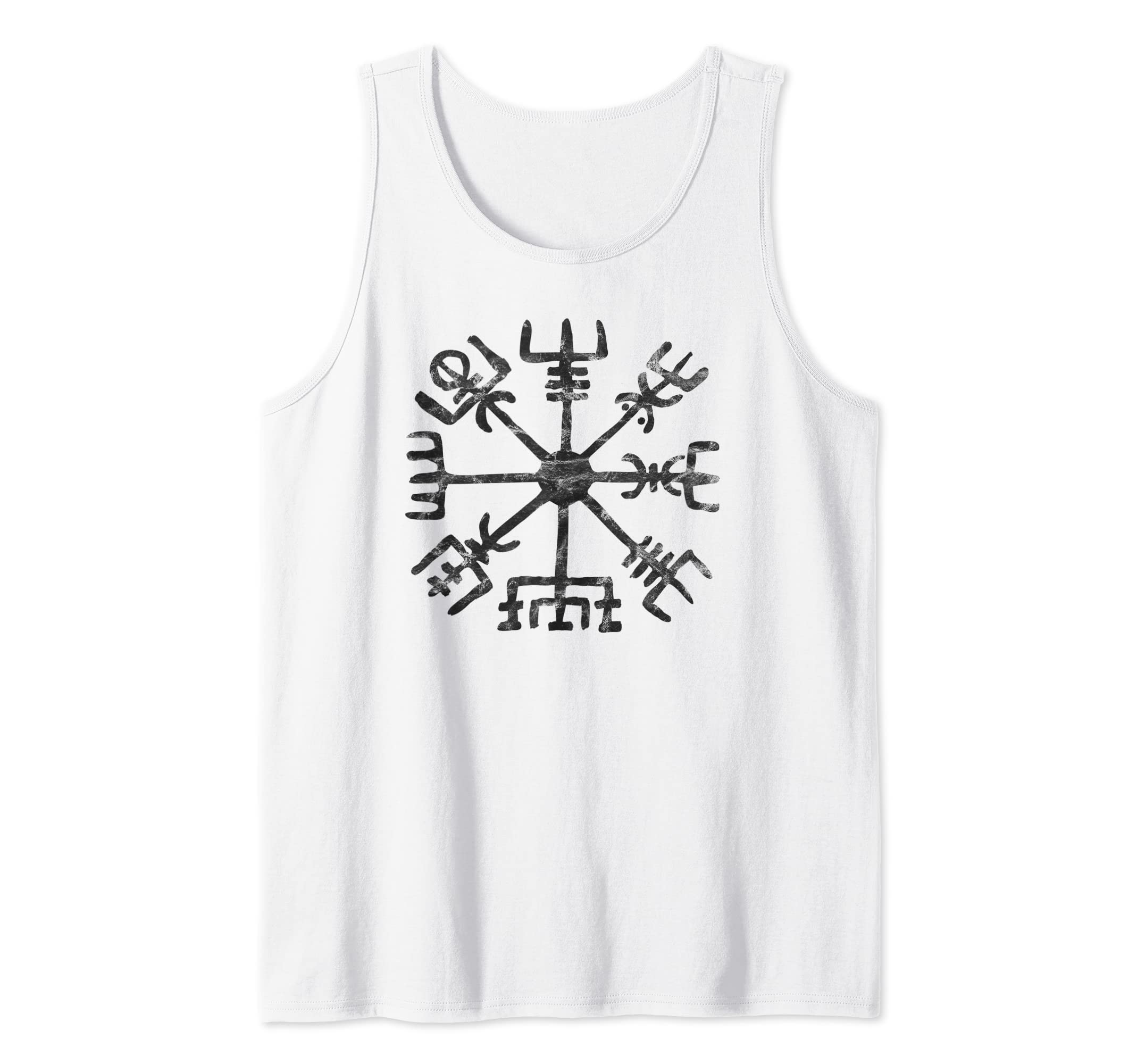 Vegvisir viking compass rune protection symbol Celts Nordic Tank Top ...