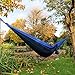 Double Camping Hammock - 10.5 x 6.5 FT (9ft Tree Straps, 2 Carabiners) - 2 Person, Portable, Lightweight Parachute Nylon 210T Hammocks - for Backpacking, Travel, Hiking, Patio (Double)