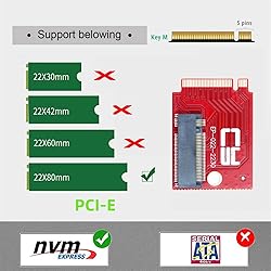 cablecc M-Key 22x30mm NVME Extension SSD to NGFF