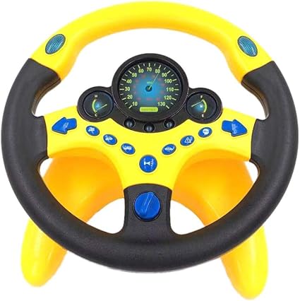 interactive steering wheel toy