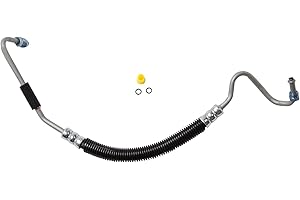 Edelmann 80337 Power Steering Pressure Hose: Replacement for - 2010-01 GM Silverado, Sierra; V-8 6.6L Diesel; W/Hydroboost, Black