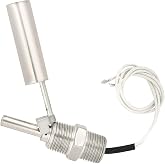Sensor Switch, Side Mounted Liquid Water Level Float Sensor Switch 304 Stainless Steel 1/2 NPT Male Thread DC0-110V for Tank Swimming Pool Garden Pond Liquid Water Level Sensor