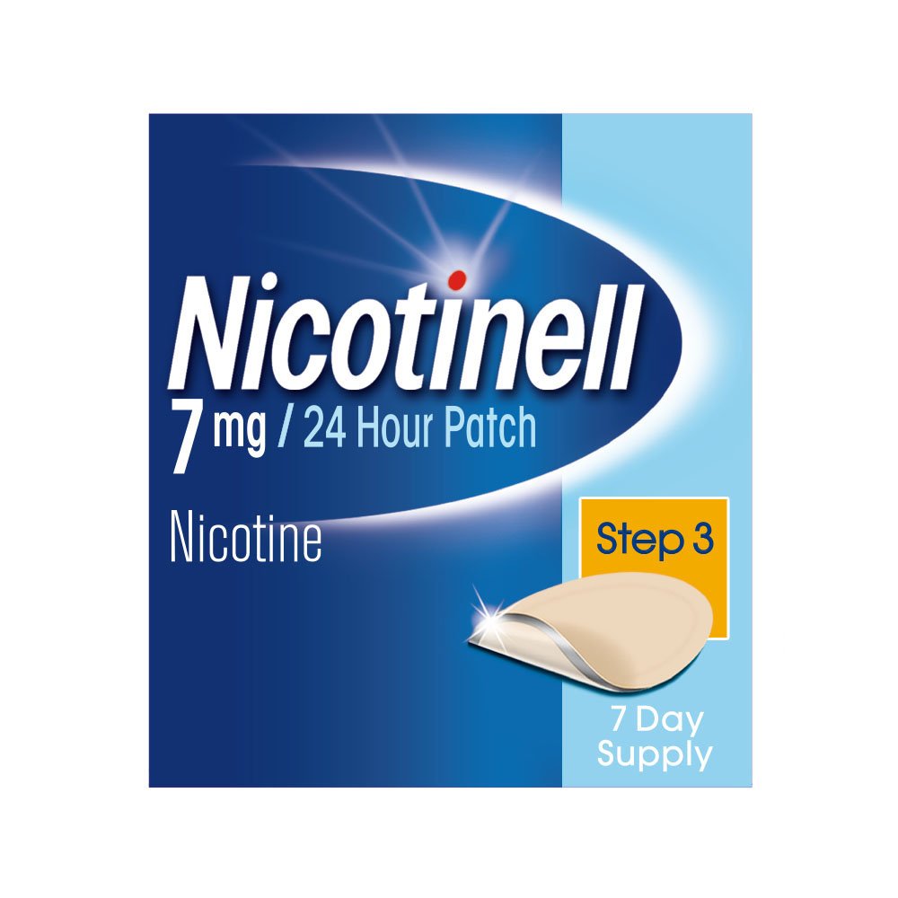 Nicotinell Nicotine Patch Stop Smoking Aid Step 3, 7 mg 24 Hour 7