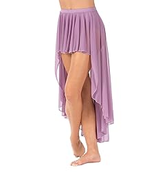 Convertible Long Side-To-Front Chiffon Skirt - WOMENS