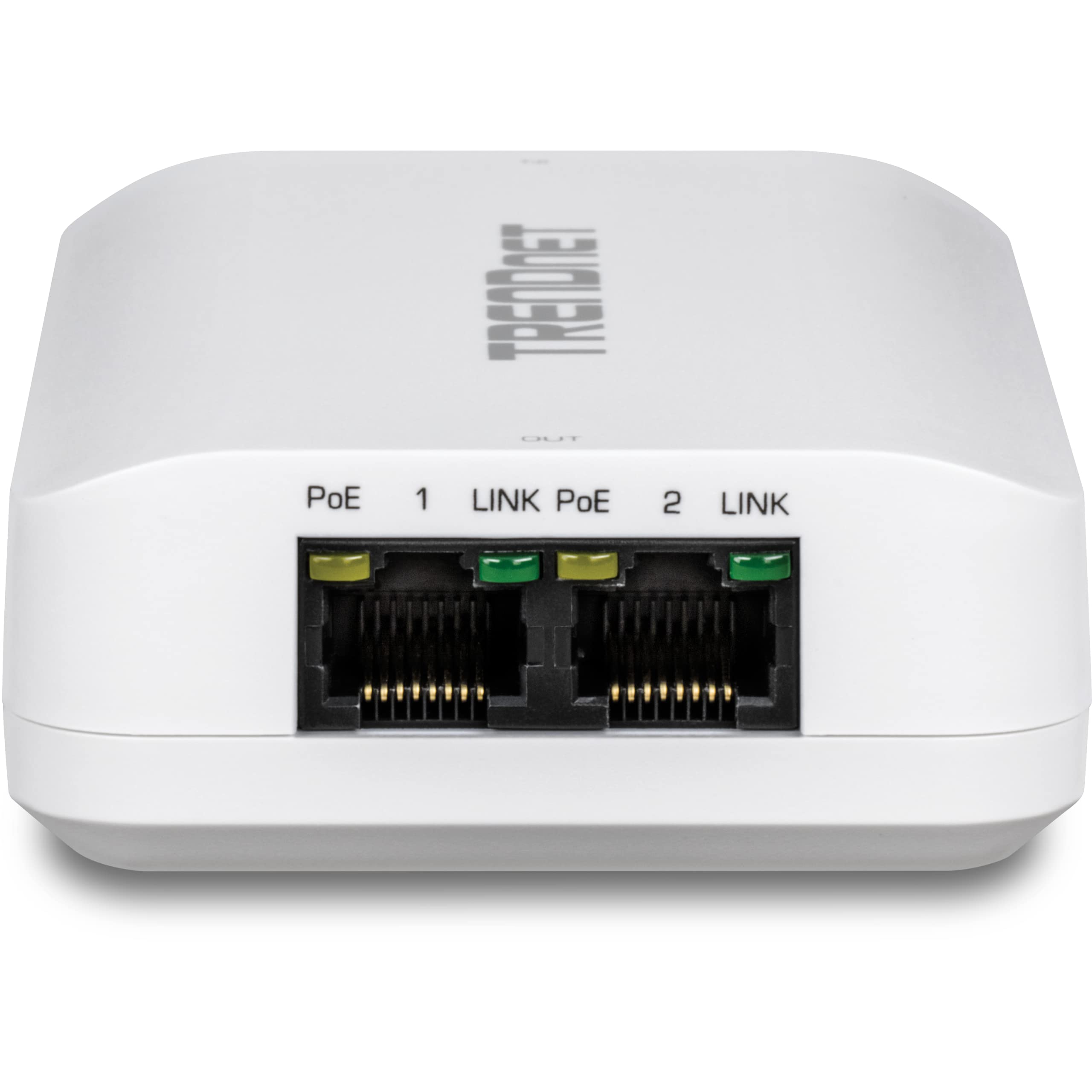 TRENDnet 2-Port Gigabit PoE++ Extender, TPE-BE200, NDAA & TAA Compliant, Extends up to 200m (656 ft), Daisy Chain 4 Units for up to 500m (1640 ft), Supports 15.4W, 30W, and 60W Devices, Black
