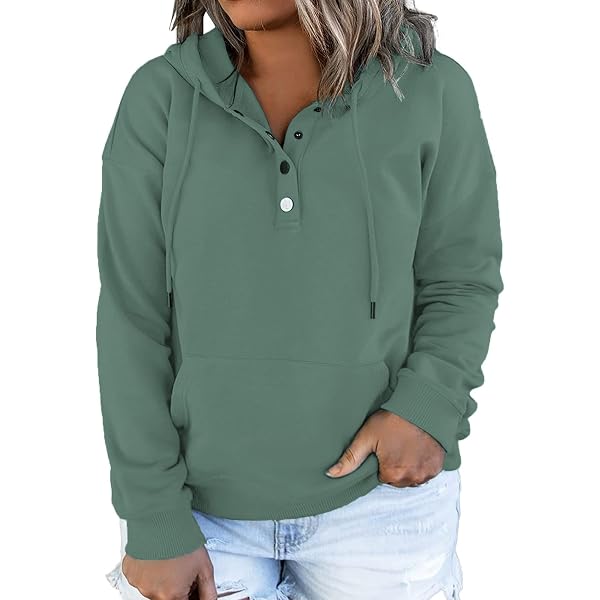 Lolmot Womens Spider Hoodie Button Collar Drawstring Essentials Hoodie Halloween Pullover Sweatshirts Casual Long Sleeve Tops Shirts With Pocket