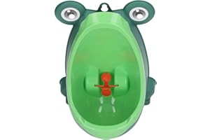 Bewinner Children's Funny Cartoon Animal Shape Pee Trainer Urinal Wall Mounted Potty Training for Boys Toddlers, Plastic Mate