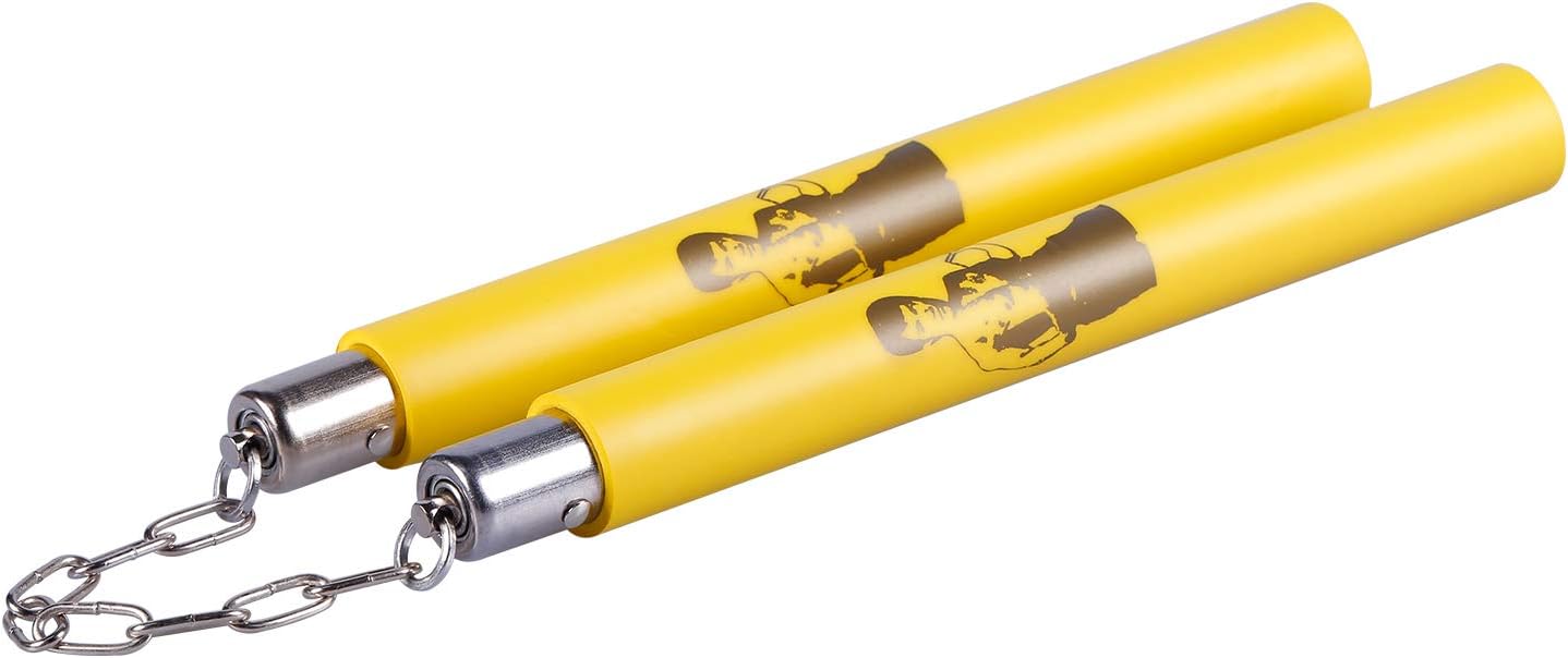 Aship Safety Foam Martial Art Sticks with Steel Swivel Chain Martial