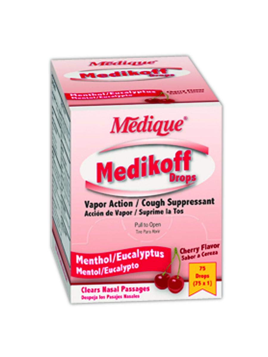 MediqueMP506-01 Medikoff Cough Drop, Standard, Red (Pack of 600)