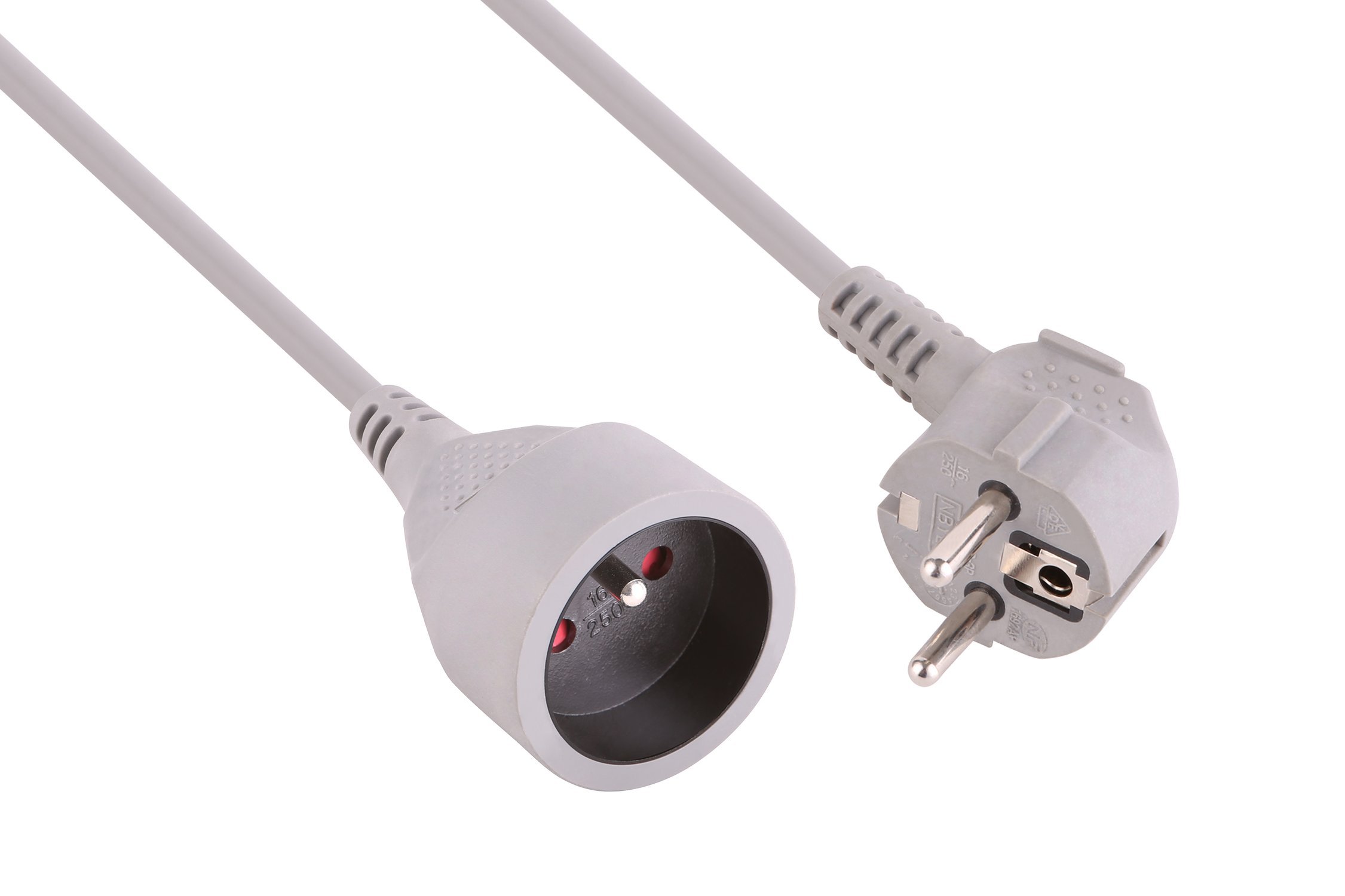 Electraline 10148025I Extension Cable 10 Metres Grey