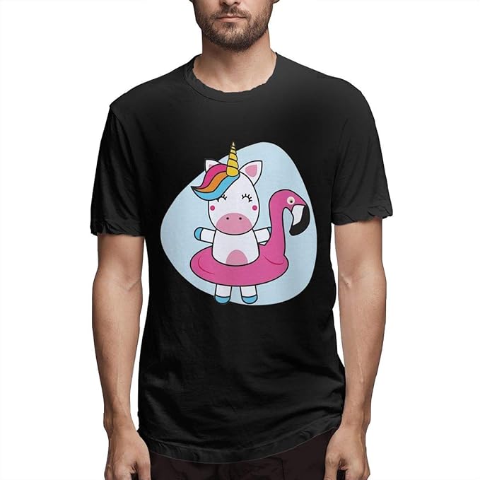 maglietta fenicotteri uomo