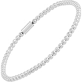 Silpada 'Charlotte' Sterling Silver Stretch Bracelet, 6.75"