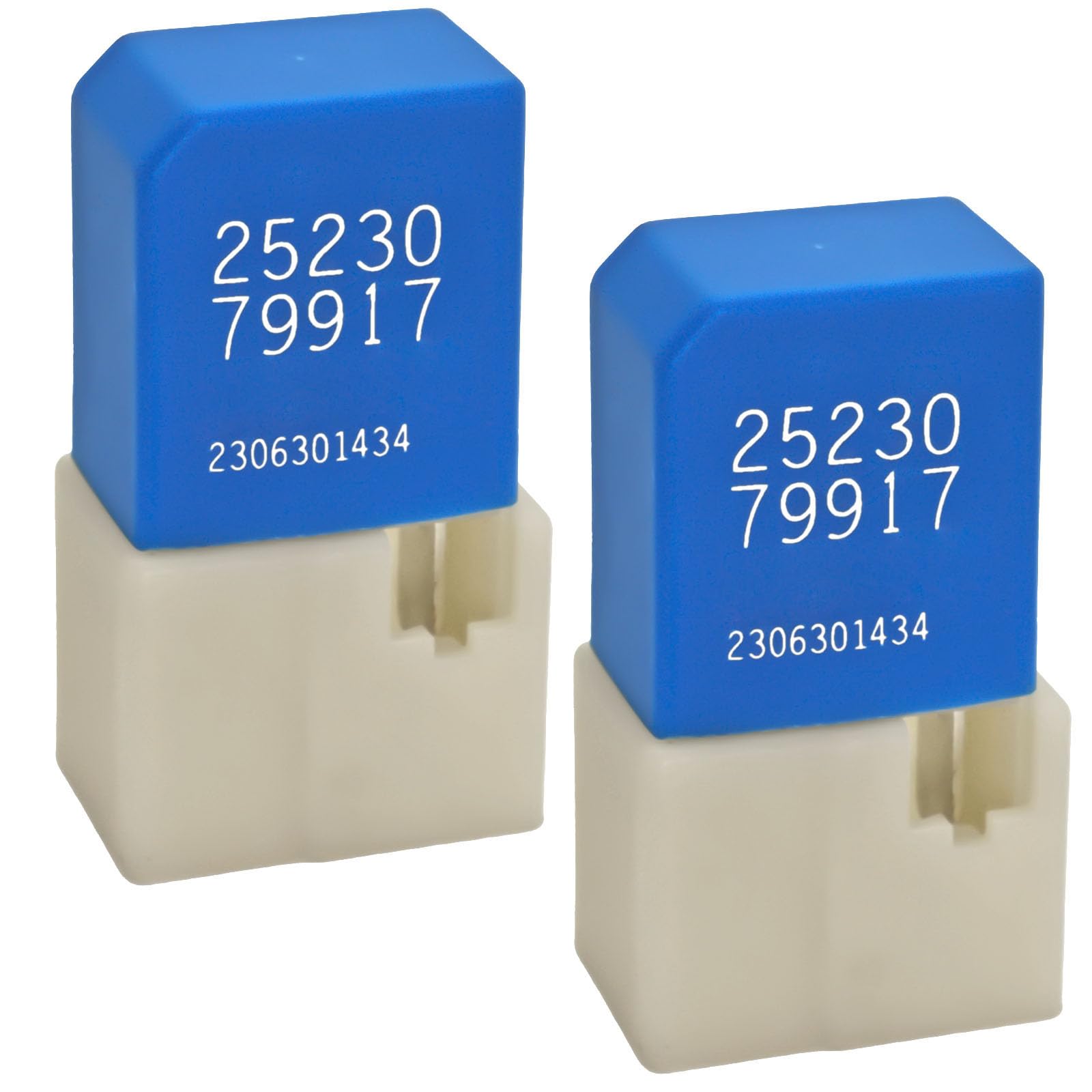 Photo 1 of 25230-79917 4 Pin Relay (Pack of 2) - Compatible with Nissan Pathfinder, Versa, Maxima, and Infiniti