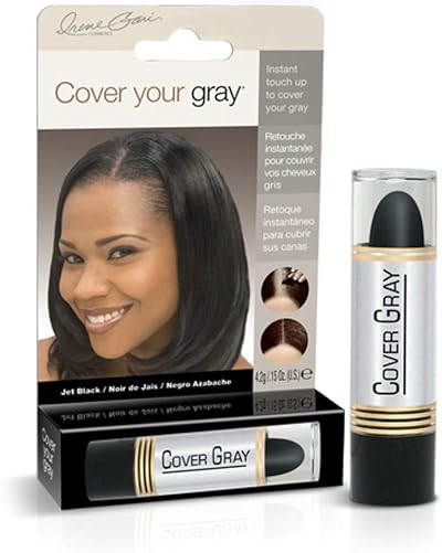 Cover Your Gray Lipstick Jet Black Instant Gray Hair Root Touch Up Concealer