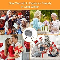 F.EASY.D Space Heater, 1000W Small Space Heaters