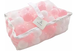 Wonder Space Soft Pit Balls, Chemical-Free Crush Proof Plastic Ocean Ball, BPA Free with No Smell, Safe for Toddler Ball Pit/Kiddie Pool/Indoor Baby Playpen