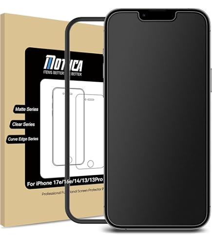 ICarez Pellicola In Vetro Temperato Opaco Per IPhone 14 Pro (6,1") | Confezione Da 2 Con Vassoio Installazione | Anti-spia E Anti-impronte