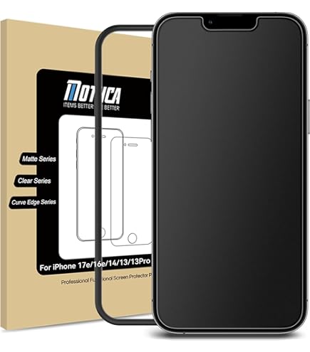 ICarez Pellicola In Vetro Temperato Opaco Per IPhone 14 Pro (6,1") | Confezione Da 2 Con Vassoio Installazione | Anti-spia E Anti-impronte