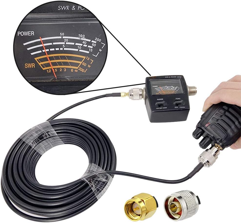 YILIANDUO N type Cable SMA Male to N type Male Connector Low Loss RG58 Coax Cable 15M/ 49.2ft Ultra Flexible SMA WiFi Antenna Cable for 3G 4G LTE Antenna Ham Radio HNT Miner Antenna LoRa Antennas - Image 3