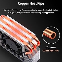 NewHail 12V M.2 2280 SSD Heatsink with 40mm PWM