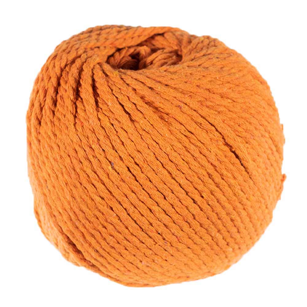 Colorful Cotton Rope Spools – 3mm Diameter and 50 Meter Length – for DIY Handmade Macramé Crafting (Burnt Orange)