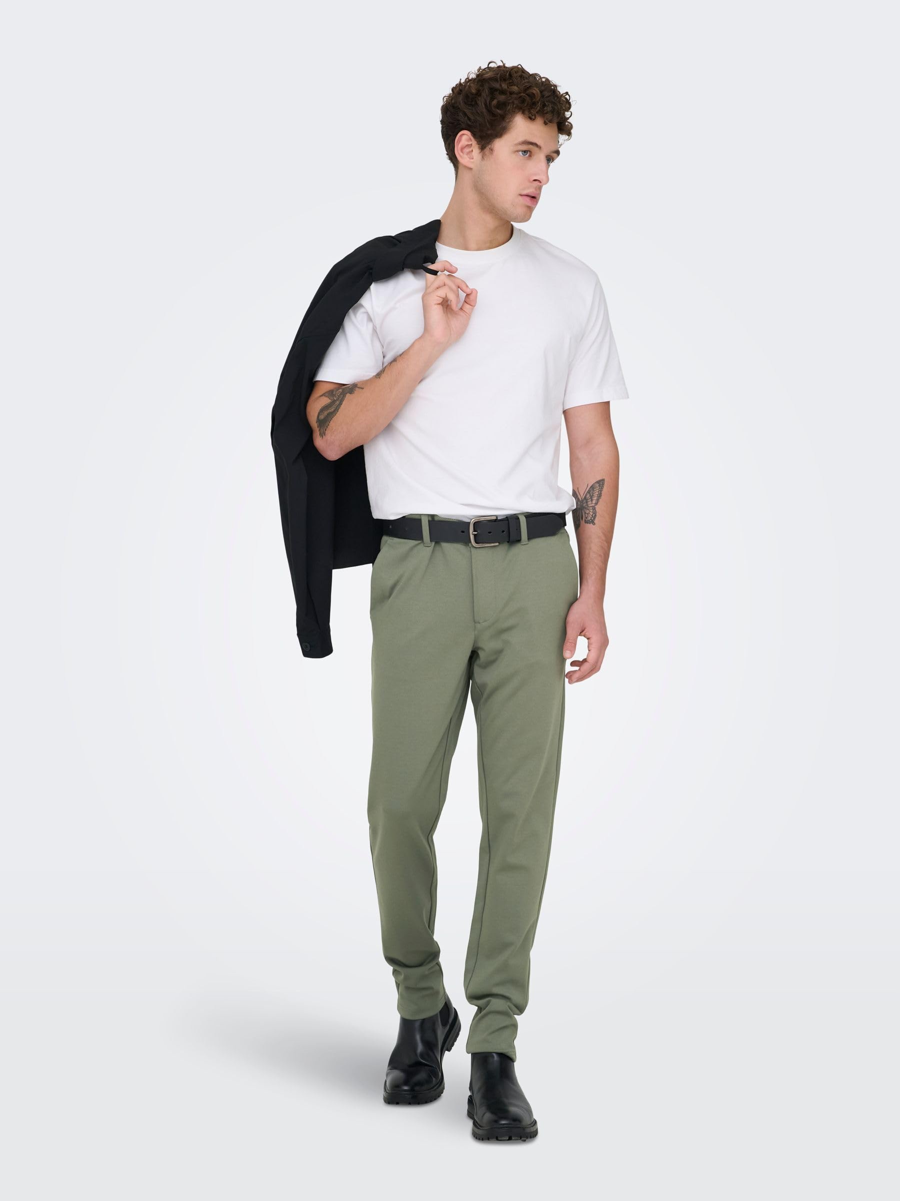Only & Sons Herren Onsmark Slim Gw 0209 Pant Noos Anzughose, Castor Gray, 30W / 30L EU 5