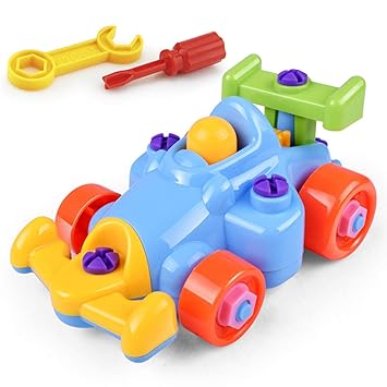 ellaroom Remarkable Classical Early Learning Education DIY Screw Nut Group Installed Removing The Motorcycle Kids Plastic Kids 3D Puzzle Toys to Kids Puzzles(None Kart.)