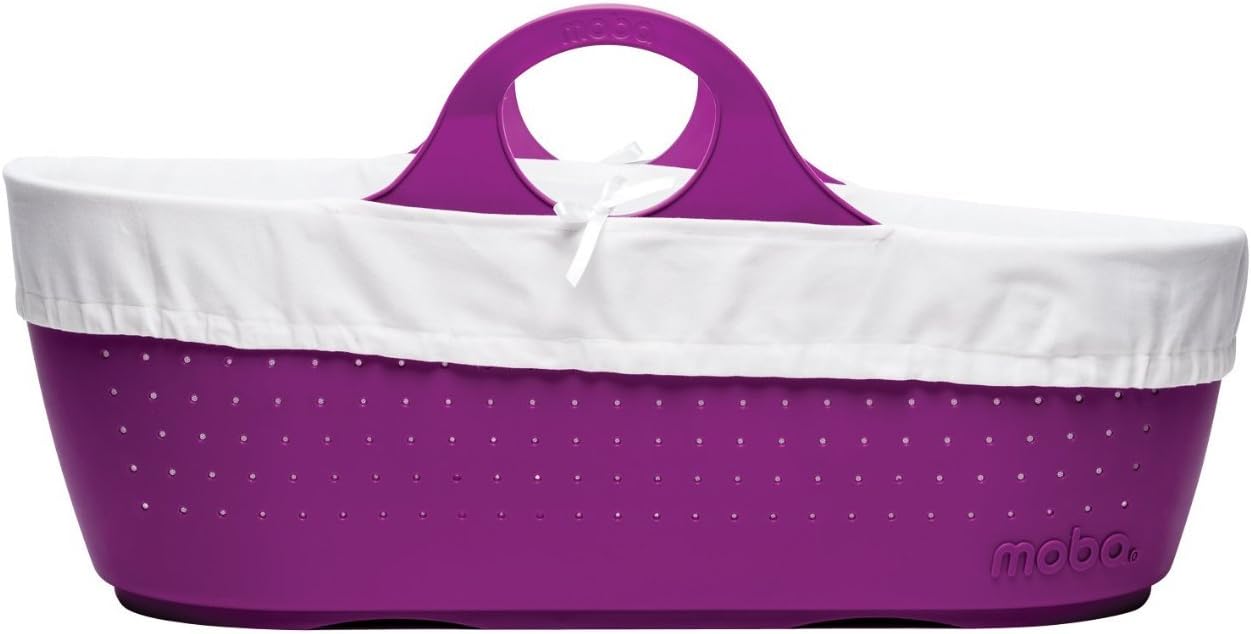 Moba Contemporary Moses Basket (Grape)