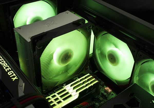 KAZE FLEX 120 HIGH AIR FLOW PC CASE FAN, FLUID DYNAMIC BEARING,120MM X 25MM (RGB EDITION, PWN 4-PIN, 1200RPM)
