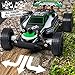 SGILE RC High Speed Racing Car, Remote Control Car Off-Road for Boys Kids, 2.4Ghz 2WD Fast Race Buggy Hobby Electric Vehicle Car,Green
