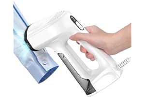 Sweepulire Vacuum Steamer for Clothes, 3500Pa Suction Handheld Clothes Steamer, 3 Modes, LED Display, Portable Travel Steamer