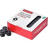 BAI Prewound Embroidery Bobbins Type L 144pcs (75D/2) Black Plastic Sided | (SA155) 60WT Bobbin Thread for Multi-Needle Embroidery Machines, Ideal for Hat, Apparel &amp; Logo Embroidery
