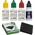 Gemtone Gold Testing Kit, 10K 14K 18K Testing Solutions with Stone, Professional Jewelry Purity Test Set, USA