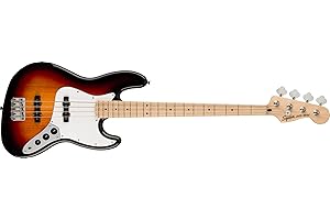 Squier Affinity Series Jazz Bass, 3-Color Sunburst, Maple Fingerboard