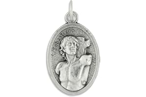 GIFTS CATHOLIC, INC. Gifts Catholic Inc. Lot of 5 - St. Sebastian Protect Us Medals 1 Inch Pendants Charms Patron Athletes Sports