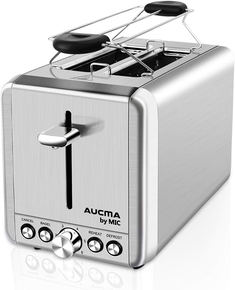 Amazon.de MIC Automatik Toaster 2 Scheiben 825 W Brötchenaufsatz
