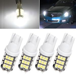 cciyu 4 Pack T10 White Car 42-smd Backup Reverse LED Light Bulb 921 912 906 168 192 W5W