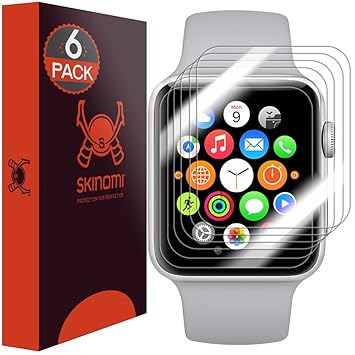 Skinomi TechSkin - Protector de Pantalla para Apple Watch (38 mm ...